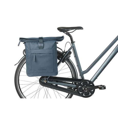 Basil sac de vélo double brooklyn mik 41l 14 x 30 x 37 cm - bleu
