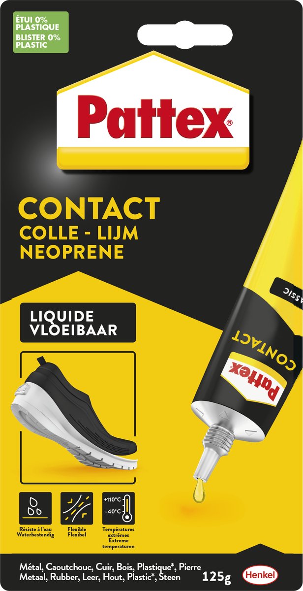 Pattex 1001479 - liquide 125g | 2 pièces