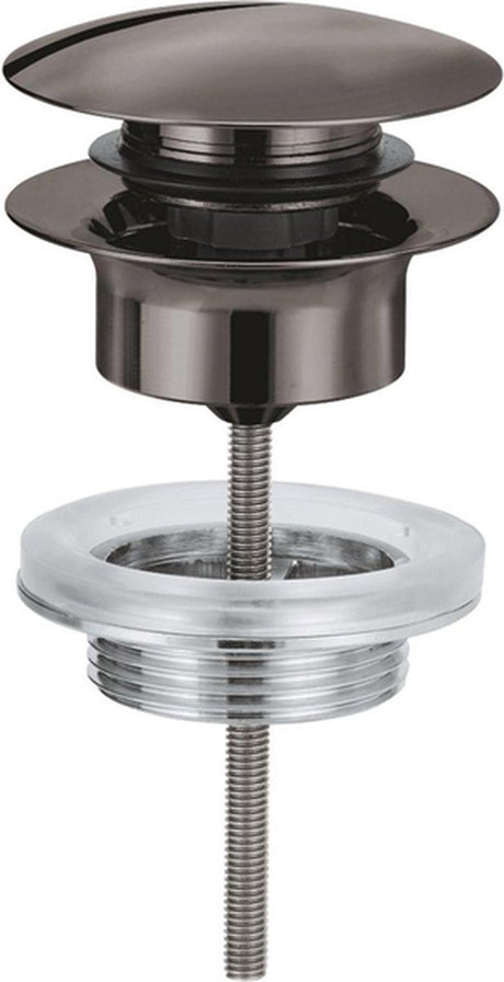 Bonde d'écoulement Grohe push open graphite dur