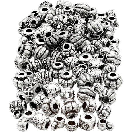 Mélange de perles Creativ Company, taille 7-11 mm, diamètre du trou 3 mm, env. 400 pièces, 200 g 1 boîte