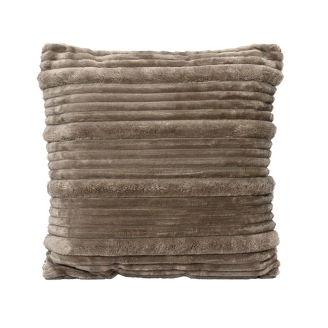 Decoris coussin décoratif polyester gris 45x45cm