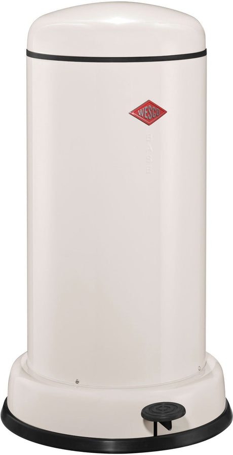 Poubelle Wesco baseboy avec fermeture amortie | 20 litres | métal - sable mat | poubelle à pédale