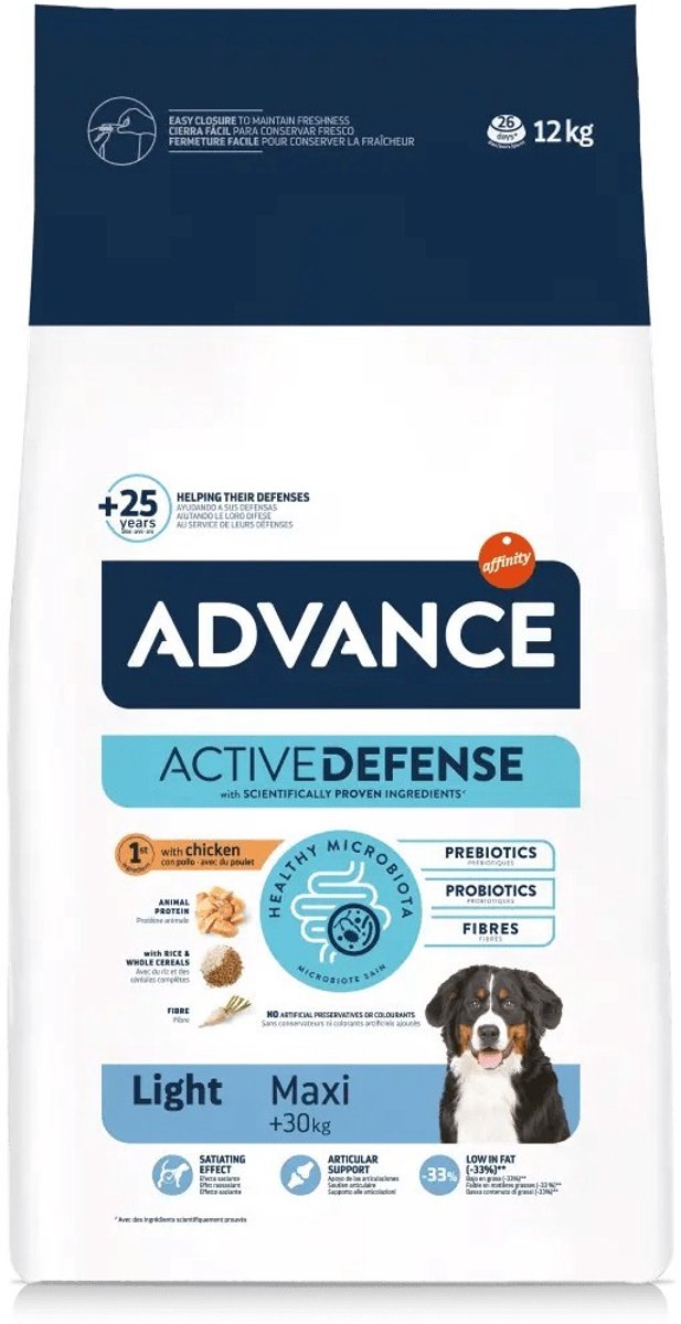Advance nourriture maxi légère pour chien 12 kg