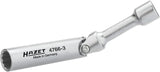 Hazet clé à douille pour bougie d'allumage 4766-3 insert de bougie m.gelenk