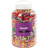 Seau xl avec perles en plastique, 8100st.