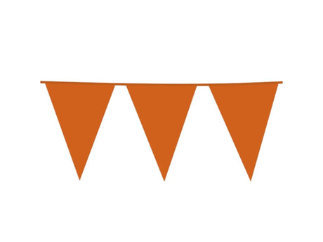 Ligne de drapeau xl 10 mètres orange | 4 pièces