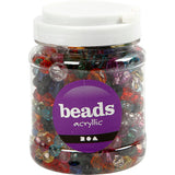 Https : www.ccobby.nl perles à facettes-taille-10-12-16-mm-taille du trou-1-2-5-mm-ca-440-div-diverses-couleurs-500-gr-700-ml-1-box