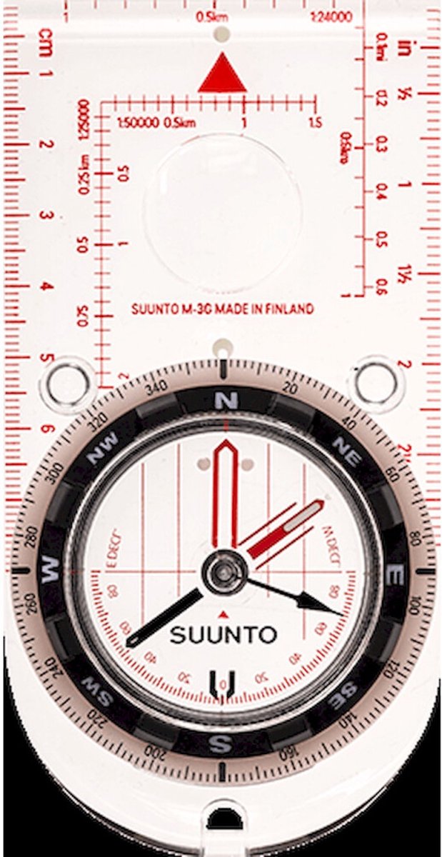 Boussole à plaque Suunto m-3 globale - transparente