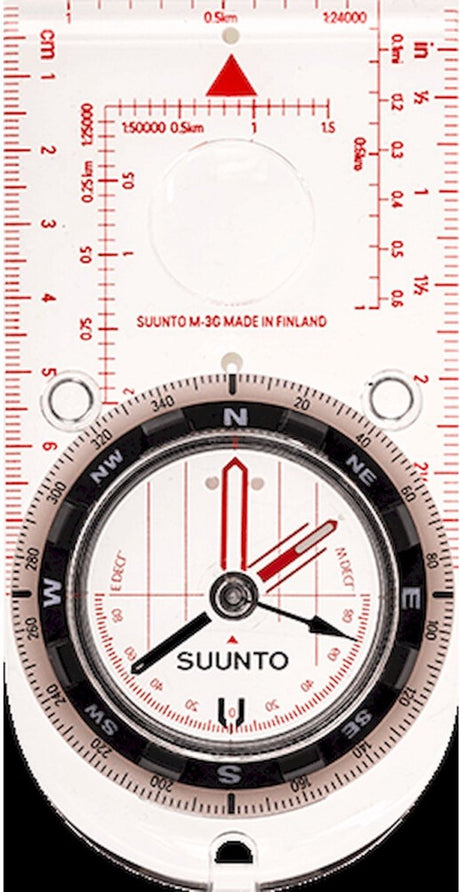 Boussole à plaque Suunto m-3 globale - transparente