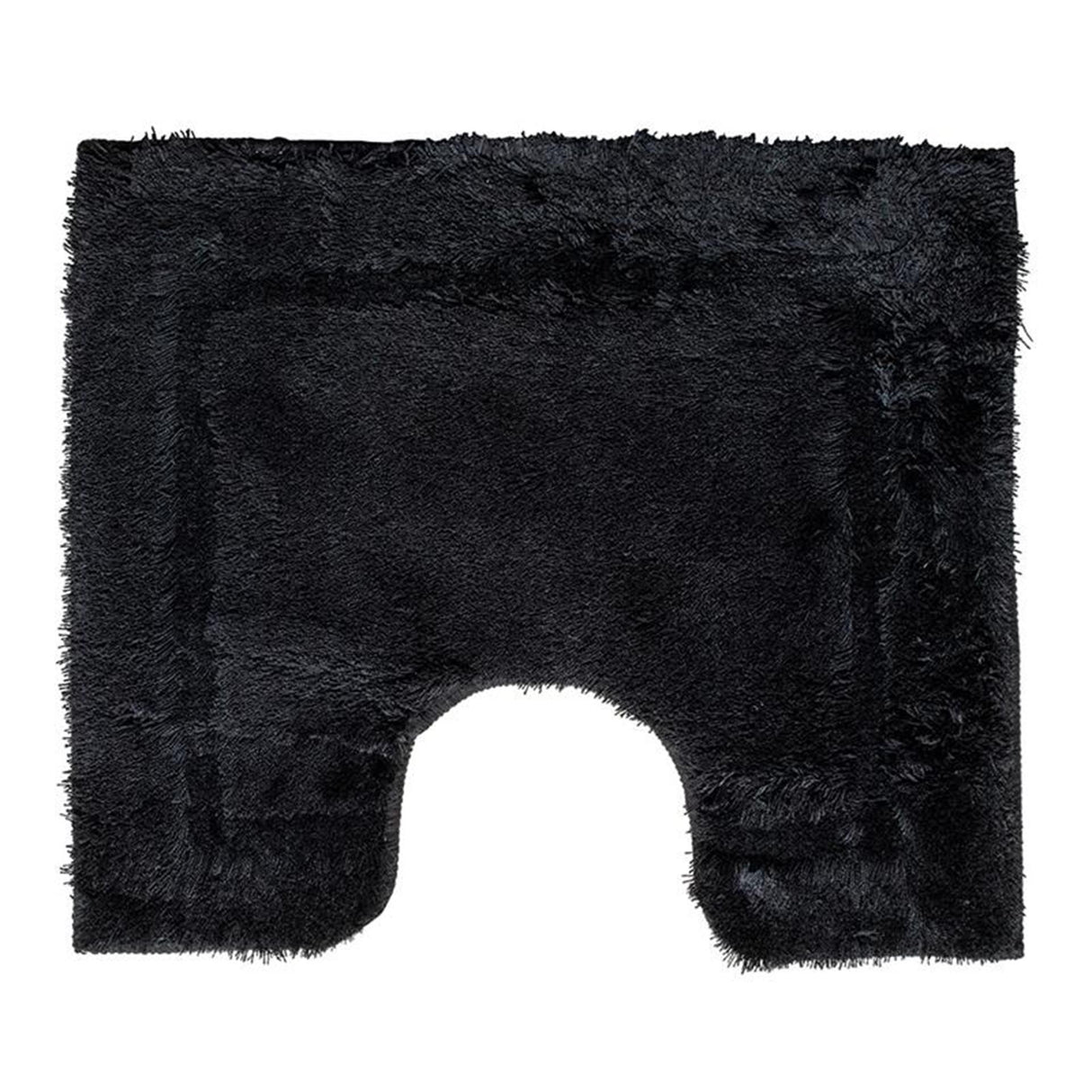 Wicotex tapis de toilette uni noir 50x60cm