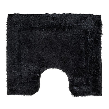 Wicotex tapis de toilette uni noir 50x60cm