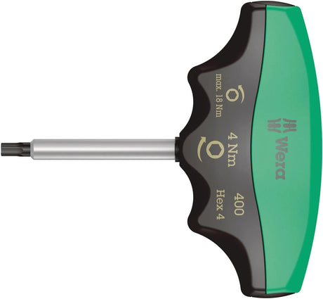 Wera clé dynamométrique tournevis 400 indicateur de couple hexagonal indicateur de couple hexagonal couple 4,0 nm
