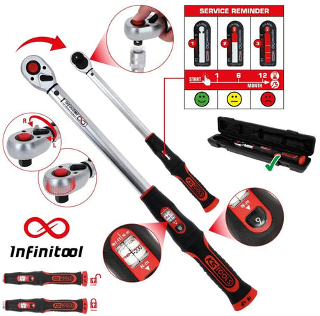 Ks tools ks-tools infinitool clé dynamométrique clé dynamométrique 1 2 ks-tools 60-320nm