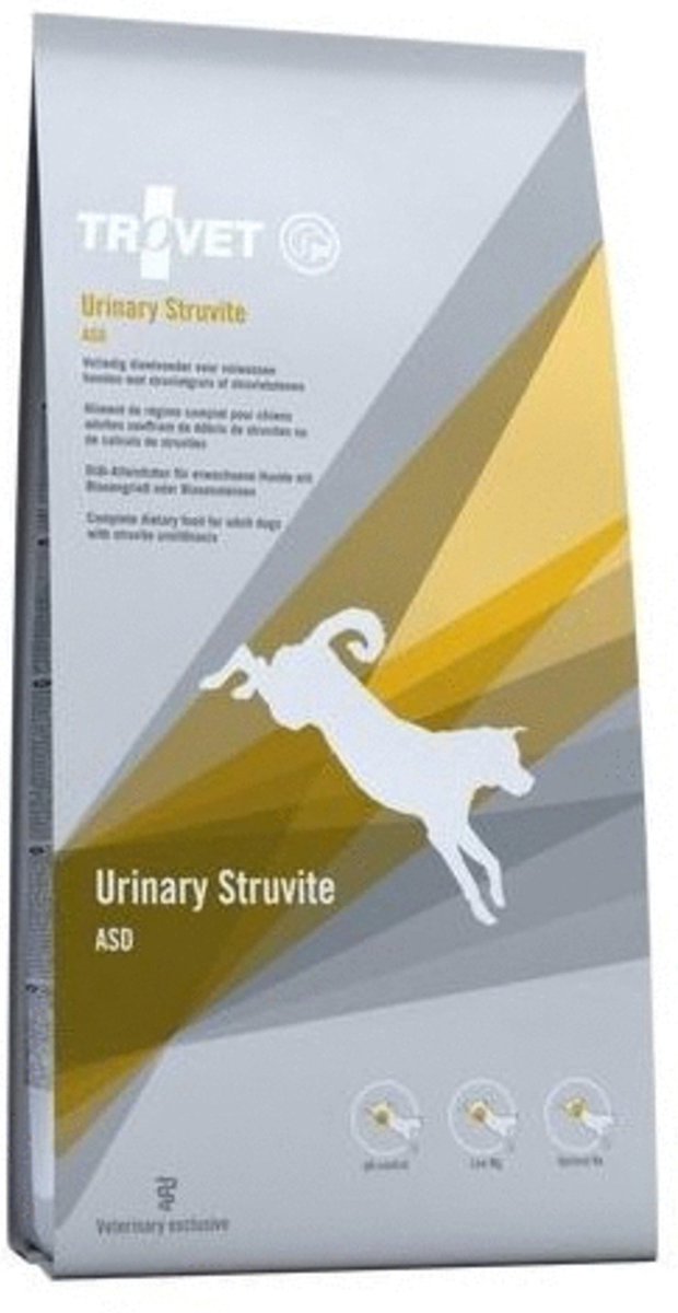 Trovet asd struvite urinaire chien - nourriture diététique pour chien - volaille 12,5 kg