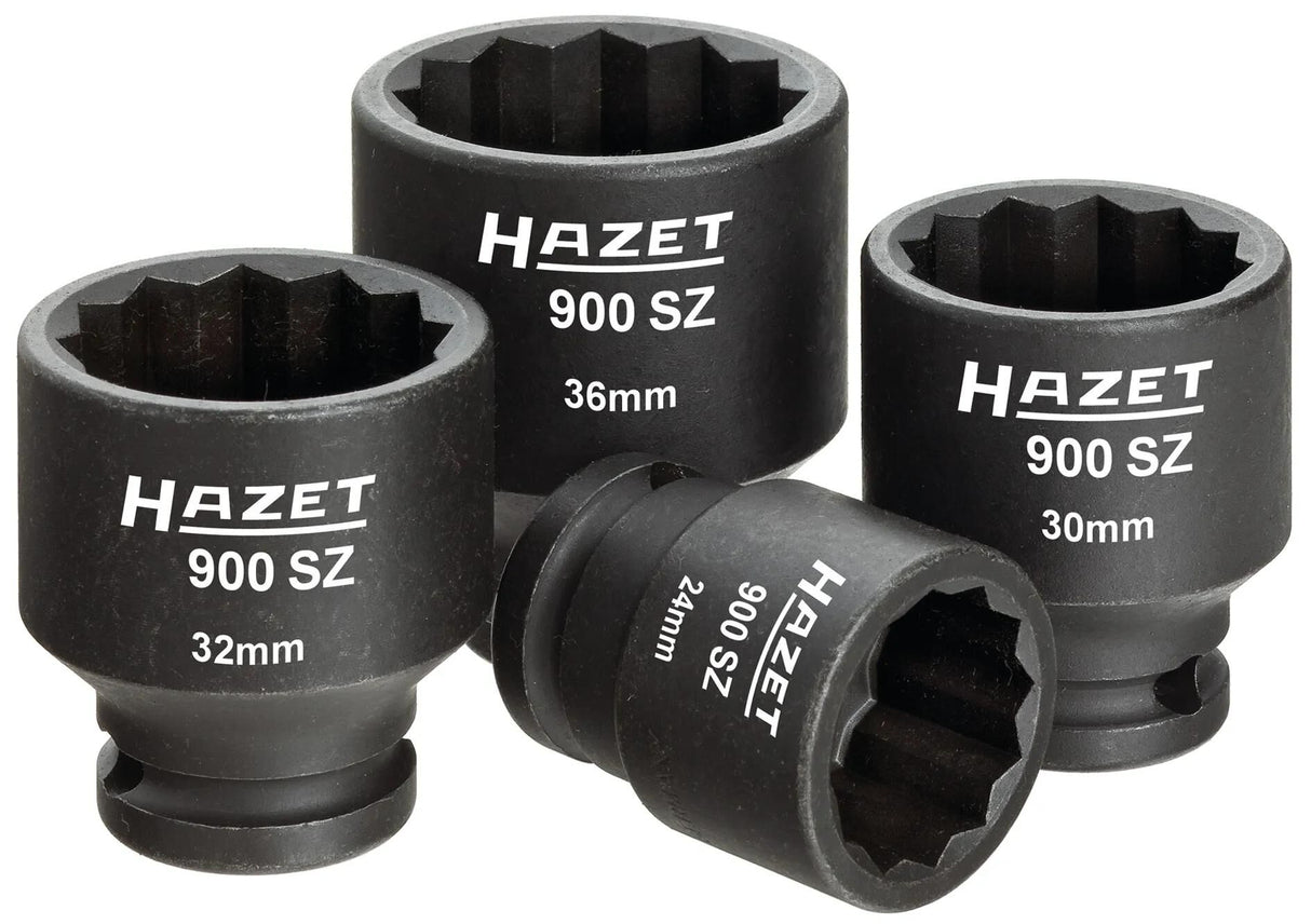 Hazet insert de clé à douille 900sz 4 jeu de plug-ins machine 1 2 6 bords