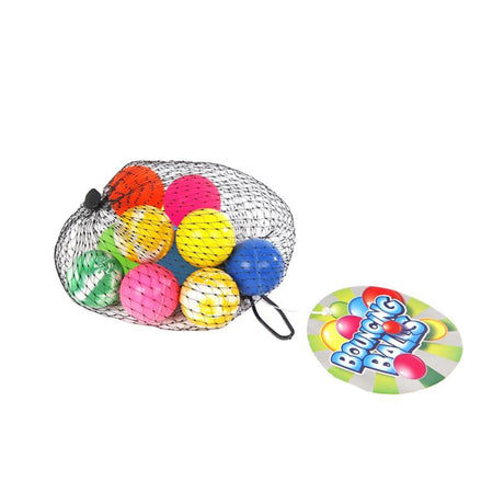 Balles rebondissantes 10 pièces en filet 25mm