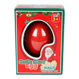 Oeuf en croissance Père Noël bonhomme de neige, 6 cm