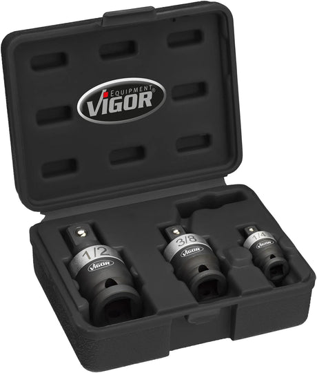 Jeu de clés à douille Vigor V5505 Kit de joint de puissance avec joint à rotule 3 pcs.