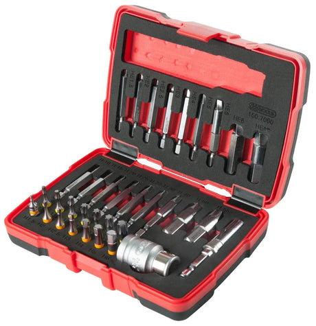 Ks tools ks-tools jeu d'extraction de filetage de vis jeu de dévissage de vis 34tlg.