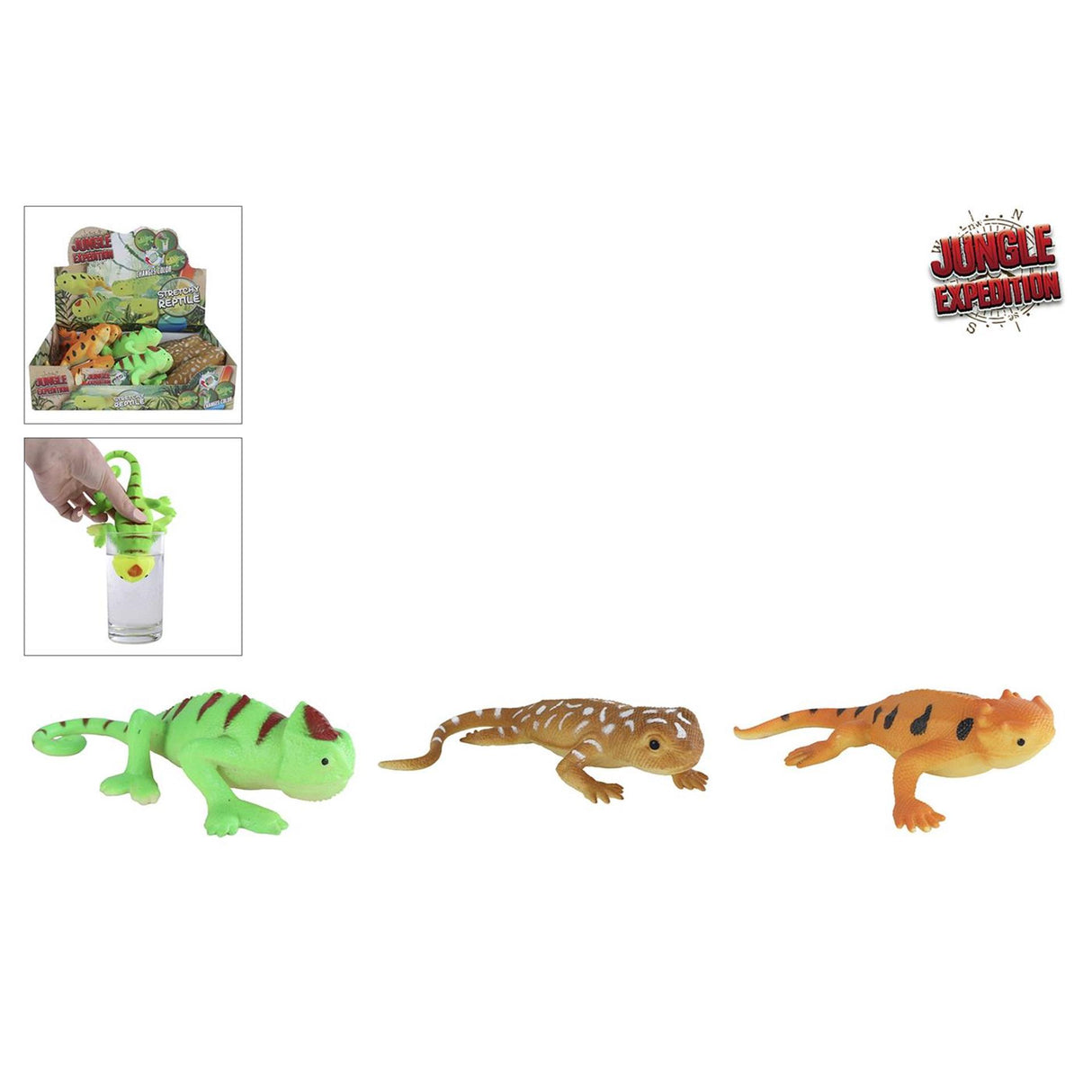 Animal extensible expédition jungle 14cm