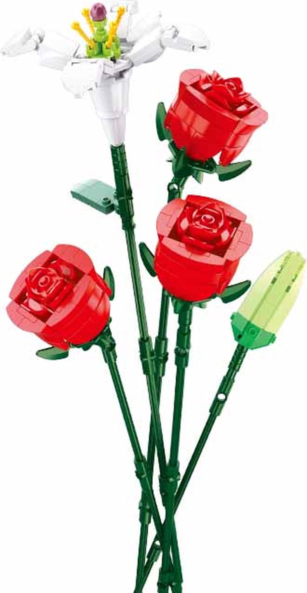 Fleurs de Sluban roses (m38-b1121b)