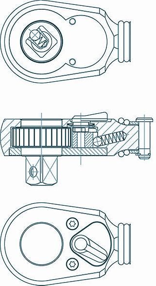 Hazet kit de réparation de roue à cliquet f.863s