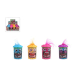 Slime harige monsters 100gram 4ass 8cm