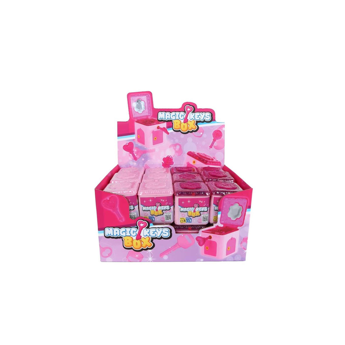 Coffret surprise rose 5 clés