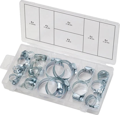 Ks tools ks-tools assortiment de colliers de serrage colliers de serrage-tri. .