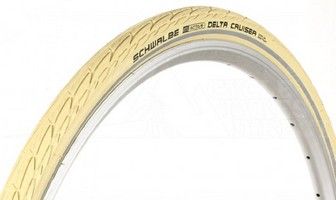 Schwalbe Delta Cruiser Plus Creme 28x1.40 37-622 Reflektion