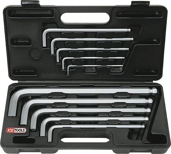 Ks tools ks-tools jeu de clés angulaires jeu de clés à broches xl 10 pièces. 6 points à l'intérieur