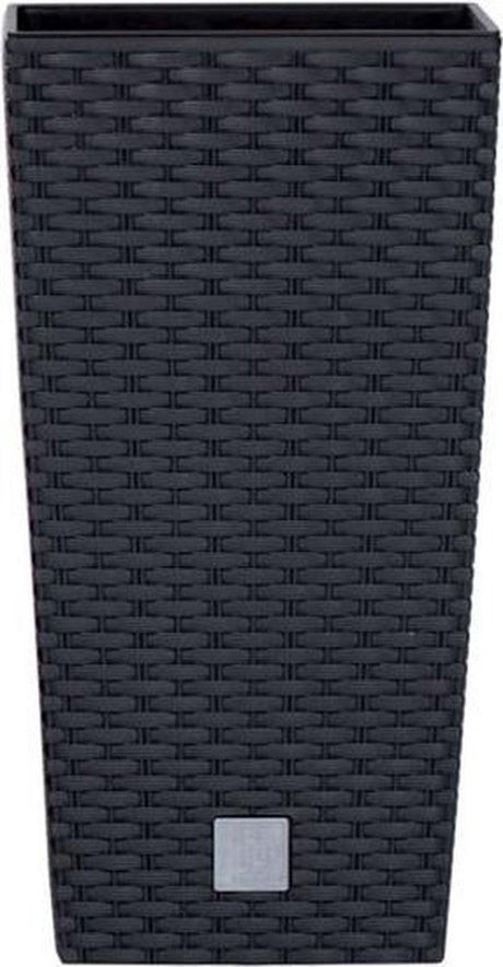 Prosperplast - jardinière en pot de fleurs avec insert carré drts265-s433 - anthracite