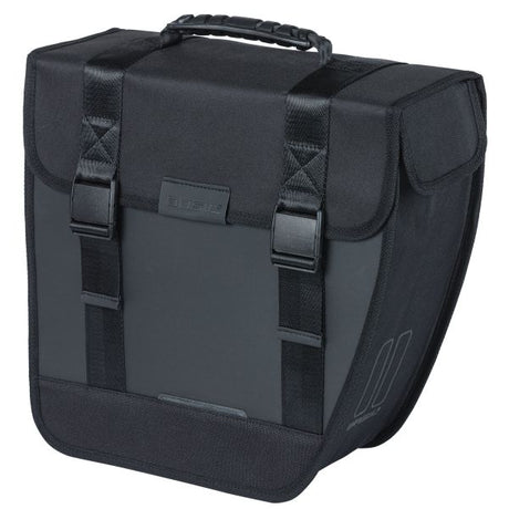 Tour de basilic à gauche - Sac à vélo unique, noir, étanche
