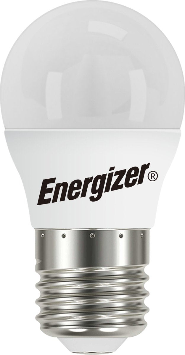 Lampe boule LED économe en énergie Energizer - E27 - 4,9 watts - lumière blanc chaud - non dimmable - 5 pièces