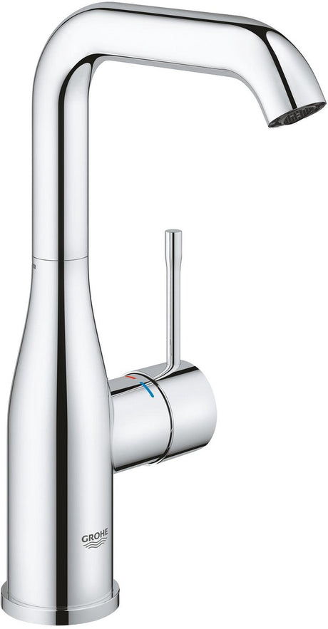 Robinet pour lavabo Grohe essence - bec haut pivotant - avec vidage à clic (push open) - économie d'eau