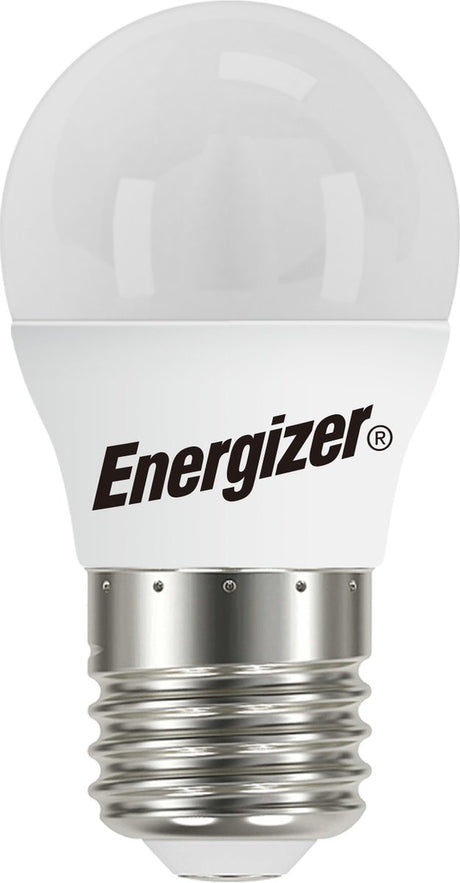 Lampe boule LED économe en énergie Energizer - E27 - 5,5 watts - lumière blanc chaud - dimmable - 5 pièces