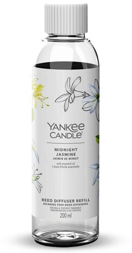 Bougie Yankee - recharge pour bâtonnets parfumés 200 ml - jasmin de minuit