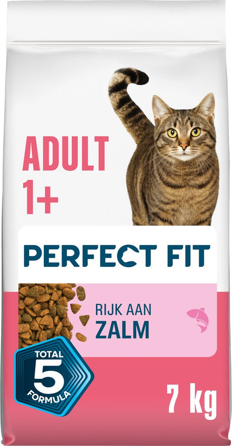 Nourriture pour chat Perfect Fit - adulte - saumon - 7kg