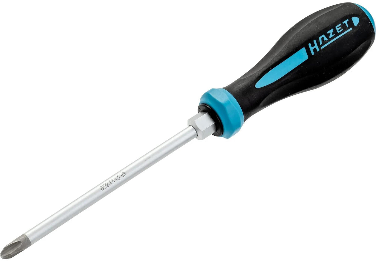 Tournevis Hazet pas de vis hexanamique. fente croisée 802-ph3 150 279mm