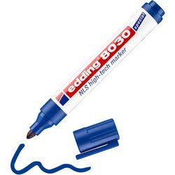 Marqueur permanent edding 8030 bleu 1,5 - 3 mm