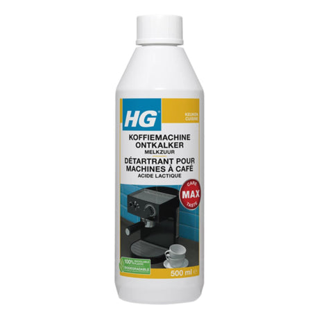 Hg détartrant machine à café acide lactique 500ml