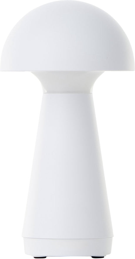 Brilliant ag brillant navabi - lampe de table d'extérieur - led 2w - ø 9,5 cm - 130 lm - 3000k - dimmable en 3 étapes - rechargeable par USB - ip44 - blanc