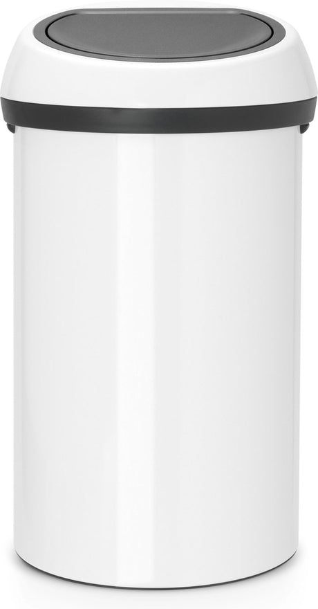 Poubelle Brabantia Touch Bin - 60 litres - blanc