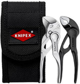 Jeu de pinces Knipex Assortiment de pinces XS dans des ceintures à outils.