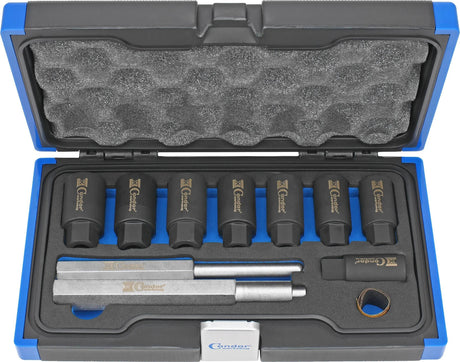 Ensemble d'outils de démontage Condor 2104 kit de démontage f. serrures de jante
