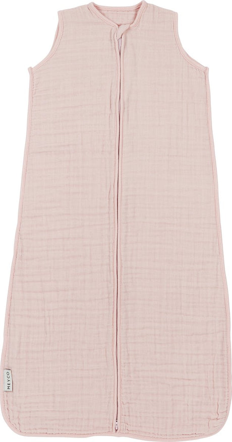 Meyco baby uni gigoteuse d'été bébé - hydrophile prélavée - rose tendre - 110 cm - 0,5 tog