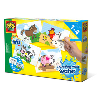 Ses créatives ses mon premier coloriage à l'eau - animaux de la ferme