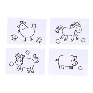 Ses créatives ses mon premier coloriage à l'eau - animaux de la ferme