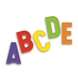 Quercetti ABC Magneten Capital Letters, 48st.