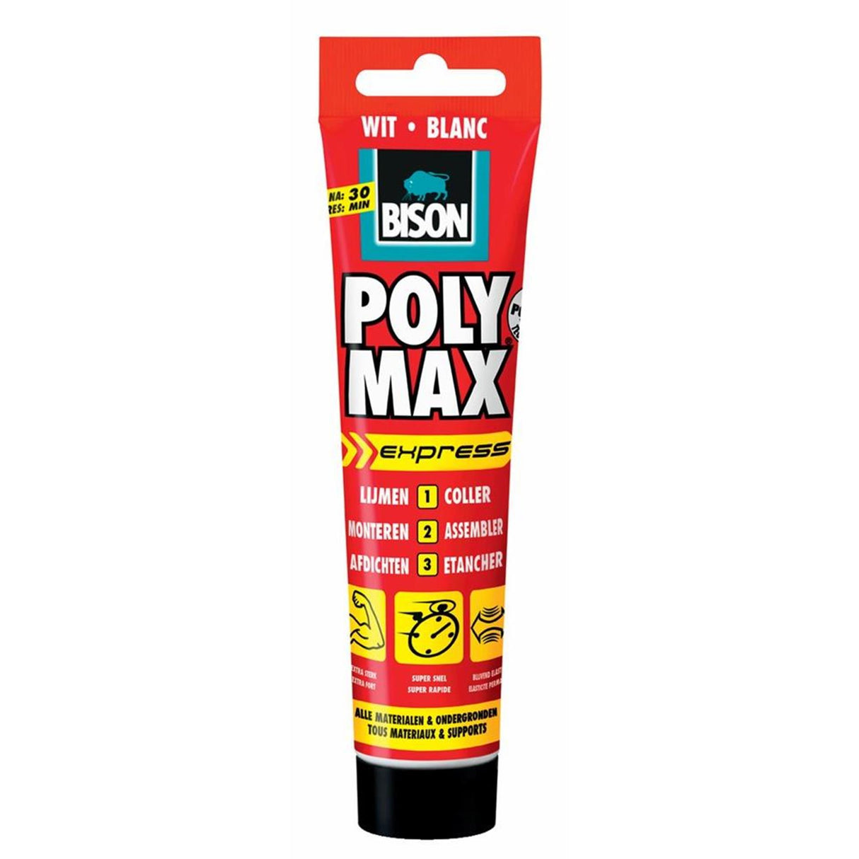 Bison poly max express blanc 165gr
